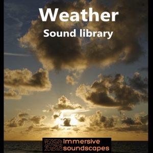 Weather sound library